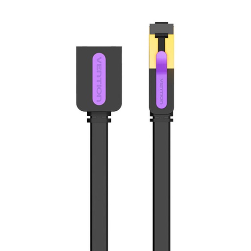 [056269] Flat Network Cable Extension Category 7 Vention ICBBK 8m Black