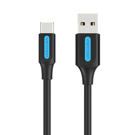 [056222] USB 2.0 A na USB-C 3A kabel 1,5m Vention COKBG crni