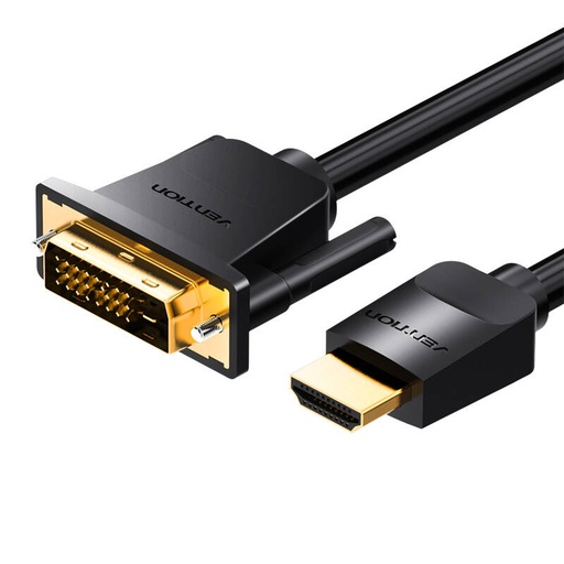 [056167] HDMI na DVI kabel 5m Vention ABFBJ (crni)