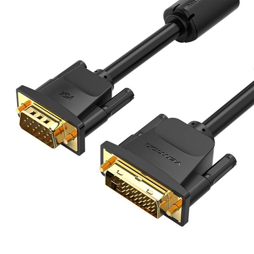 [056247] DVI(24+5) na VGA kabel 1,5m Vention EACBG (crni)