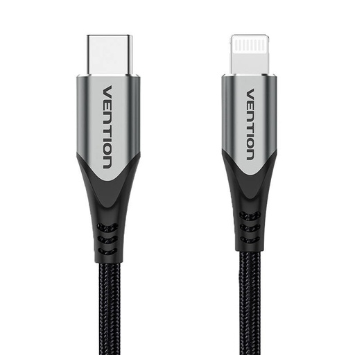 [056670] USB 2.0 na Lightning kabel Vention TACHH 2m sivi