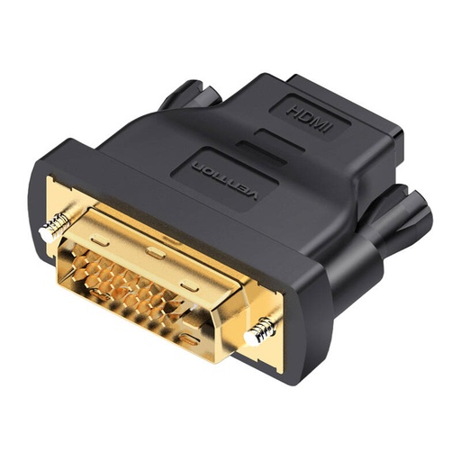 [056565] DVI (24+1) muški na HDMI ženski adapter Vention ECDB0 (crni)