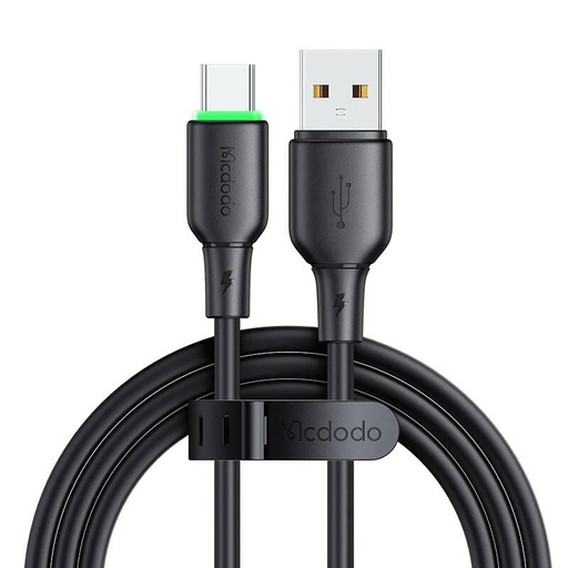 [054522] USB na USB-C kabel Mcdodo CA-4751 s LED svjetlom 1,2 m (crni)