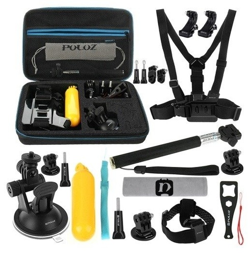 [019957] Puluz 20 u 1 dodaci Ultimate Combo Kits za sportske kamere PKT11