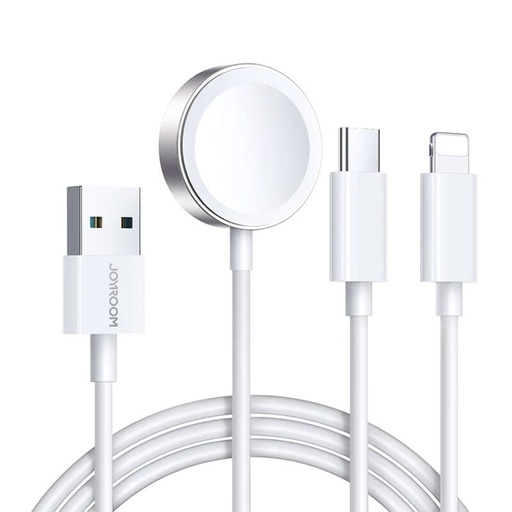 [057979] Apple Watch magnetski punjač Joyroom S-IW008 Lightning + USB-C 5V 1.2m (bijeli)