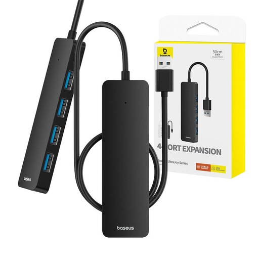 [055781] 4u1 Hub Baseus UltraJoy Lite USB-A na USB 3.0 50cm (crni)