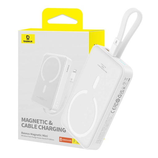 [057645] Powerbank Baseus Magnetic Mini 10000mAh 20W MagSafe (bijela)