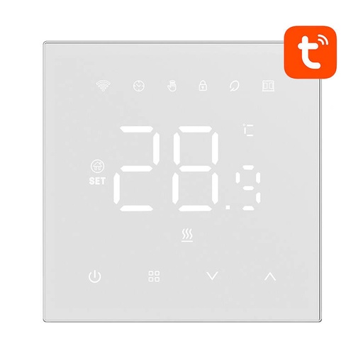 [058468] Pametni termostat Avatto WT410-16A-W električno grijanje 16A WiFi