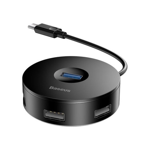 [018105] Baseus Hub 4in1 USB-C na USB 3.0 + 3x USB 2.0 15 cm (crni)