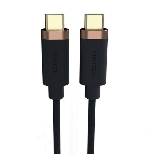 [040826] Duracell USB-C kabel za USB-C 3.2 1m (crni)