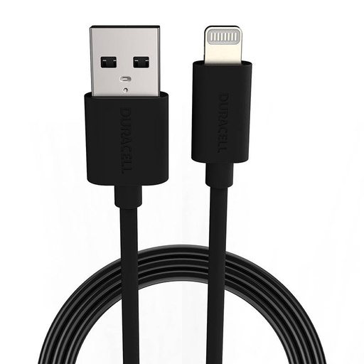 [040823] Kabel USB na Lightning Duracell 1m (crni)