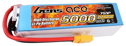 [019871] Baterija Gens Ace 5000mAh 25.9V 45C 7S1P XT90