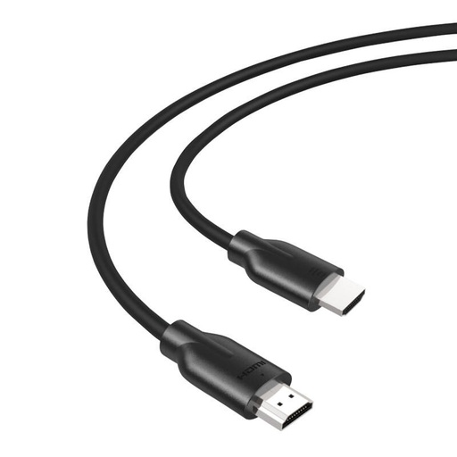 [060165] HDMI na HDMI 2.1 PVC RayCue kabel, 2m (crni) (paket od 5 komada)