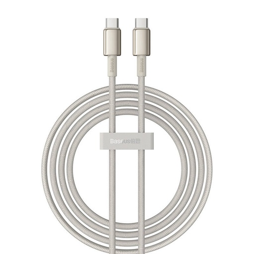 [061378] Kabel USB-C do USB-C Baseus Tungsten Gold, 100 W, 2 m (złoty)