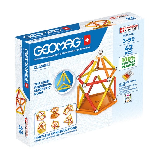 [064260] Classic Reciklirani magnetni blokovi 42 komada GEOMAG GEO-271