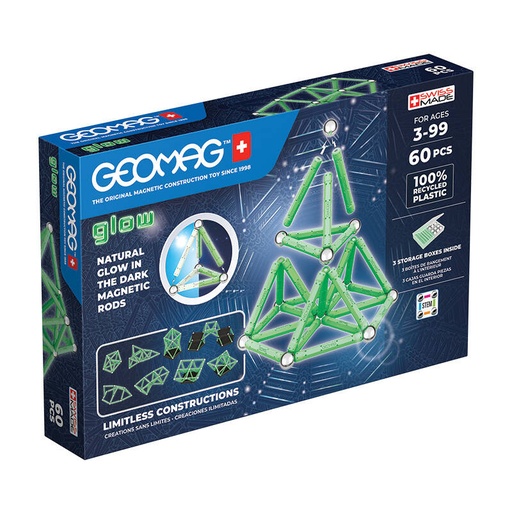 [064257] Sjajni reciklirani magnetski blokovi 60 komada GEOMAG GEO-338