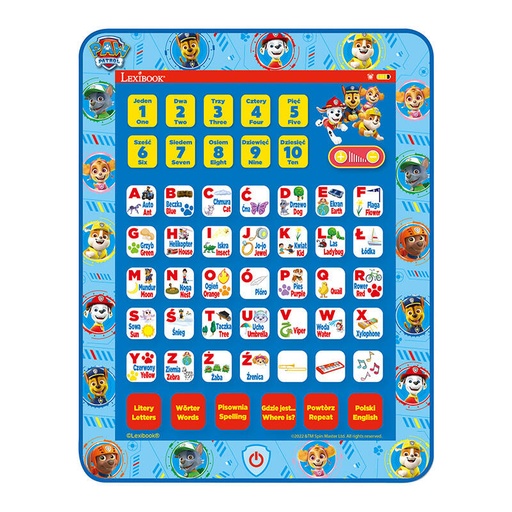 [064523] Dvojezični obrazovni tablet Paw Patrol Lexibook