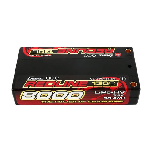 [062377] Lipo baterija GENS ACE 8000mAh 3.8V 1S2P 130C