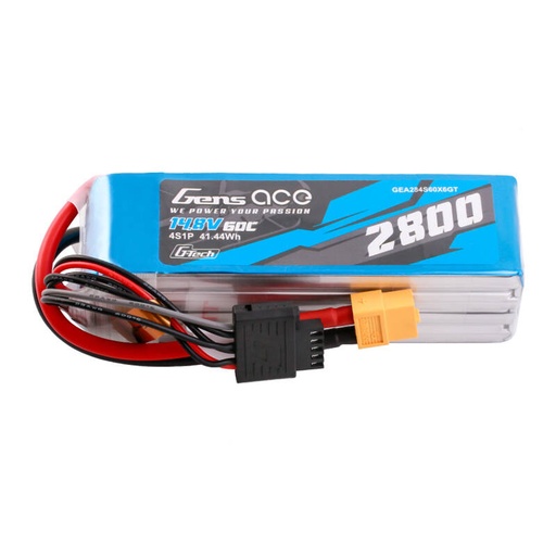 [062371] Gens ace G-Tech Soaring 2800mAh 14.8V 60C 4S1P LiPo XT60