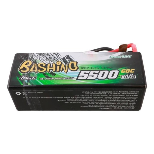 [065527] Gens ace G-Tech 5500mAh 4S1P 14.8V 60C HardCase RC lipo baterija za automobil