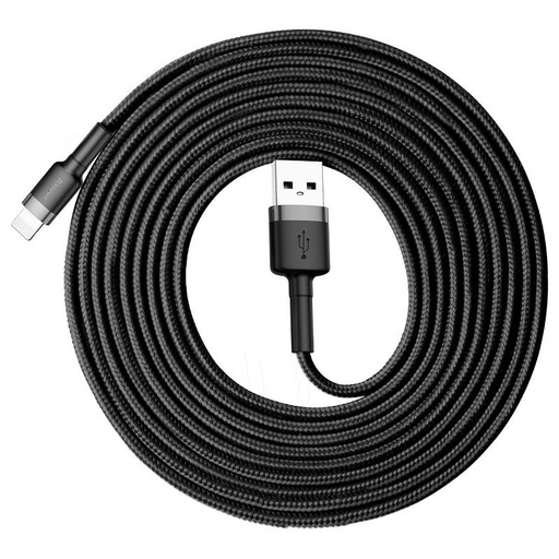 [020564] Baseus Cafule USB Lightning kabel 2A 3m (crna+siva)