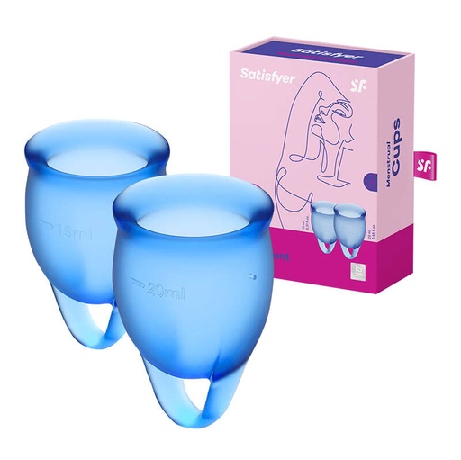 [068351] Menstrualna čašica Feel confident Satisfyer (plava)