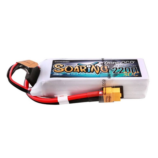 [067490] Gens ace G-Tech Soaring 2200mAh 14.8V 30C 4S1P Lipo baterija s XT60 utikačem