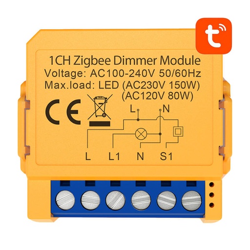 [060457] Prekidač pametne utičnice ZigBee Avatto ZDMS16-2 TUYA