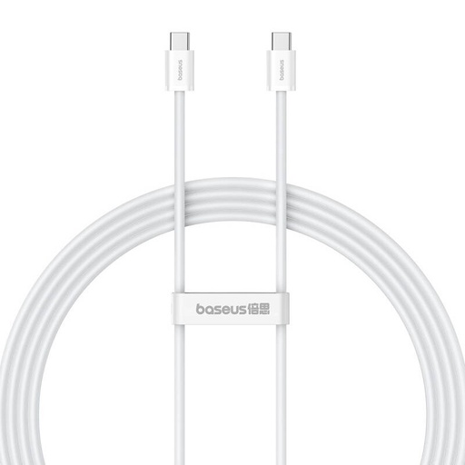[063925] Baseus Superior 2 100W 2m USB-C na USB-C kabel za brzo punjenje (bijeli)