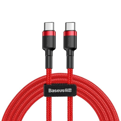[020902] Baseus Cafule PD2.0 60W bljeskalica za punjenje USB za Type-C kabel (20V 3A) 2m crvena