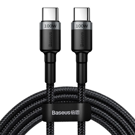 [021064] Baseus Cafule PD2.0 100W bljeskalica za punjenje USB za Type-C kabel (20V 5A) 2m siva+crna