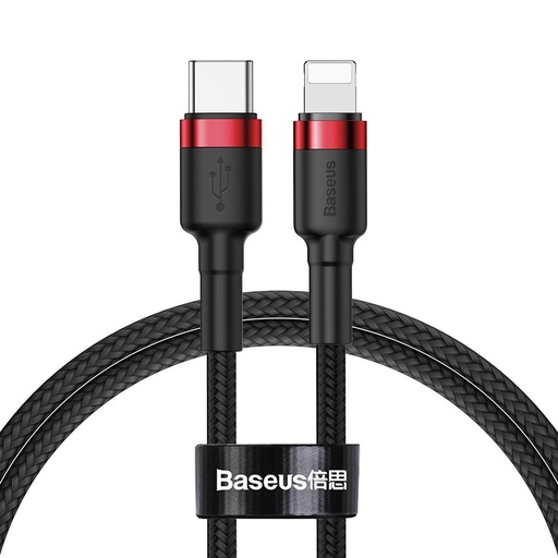 [021160] Baseus Cafule kabel Type-C na iP PD 18W 1m crvena+crna