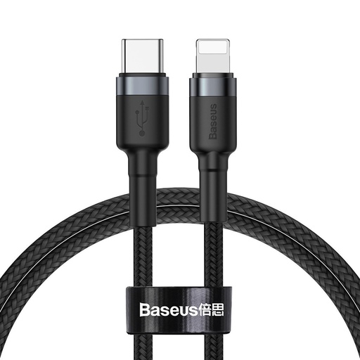 [021161] Baseus Cafule kabel Type-C na iP PD 18W 1m siva+crna