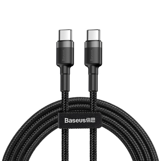 [021158] Baseus Cafule PD2.0 60W bljeskalica za punjenje USB za Type-C kabel (20V 3A) 2m siva+crna