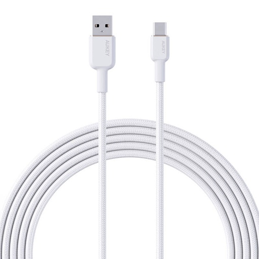 [067161] USB-A na USB-C kabel Aukey CB-NAC2, 60W, 1,8m (bijeli)