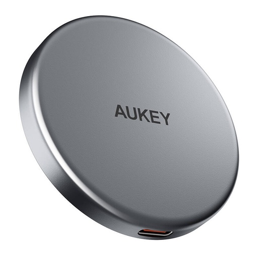 [067114] Magnetski bežični punjač MagFusion Aukey LC-MC10, 15W Qi2 (crni)