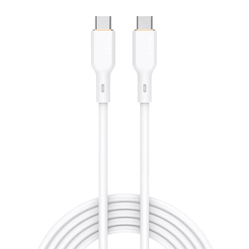 [067154] USB-C na USB-C kabel Aukey CB-SCC102, 100 W, 1,8 m (bijeli)