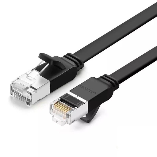 [021531] Kabel od čistog bakra UGREEN Cat 6 UTP Flat Ethernet RJ45 0,5 m (crni) (paket od 5 komada)