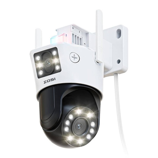 [066710] IP vanjska kamera ZOSI C298 WiFi Pan Tilt 6MP Dual IP66