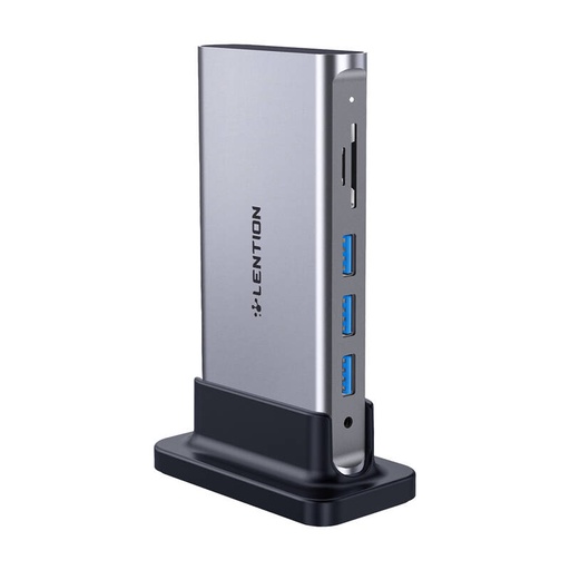 [068824] Lention docking station AV USB-C siva