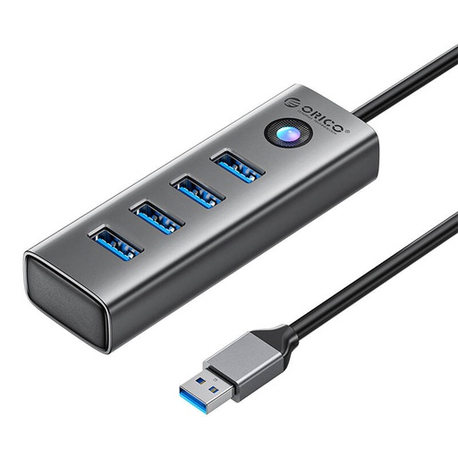 [067644] Orico PDD4U USB na 4x USB 3.0 hub adapter (sivo)