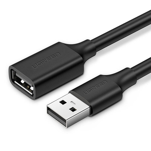 [022501] USB 2.0 produžni kabel UGREEN US103, 0.5m (crni) (paket od 5 komada)