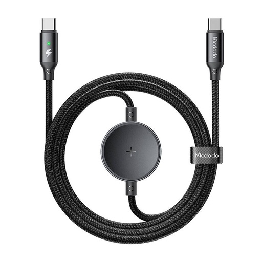 [070154] Mcdodo CA-4170 2-u-1 USB-C kabel + Samsung Watch bežični punjač, ​​60 W, 1,5 m