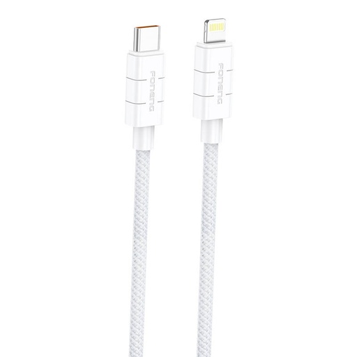 [070086] Kabel USB-C do Lightning Foneng XS02 PD27W, 1,2 m (bijeli)