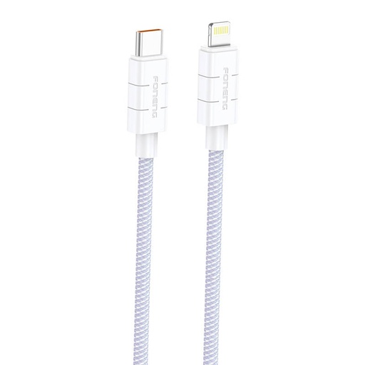 [070088] Kabel USB-C do Lightning Foneng XS02 PD27W, 1,2 m (fioletowy)