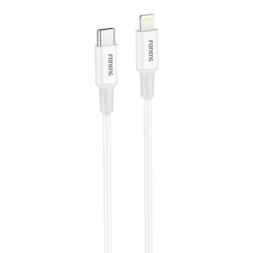 [070090] Kabel USB-C do Lightning Foneng X106 PD27W, 1,2 m (bijeli)