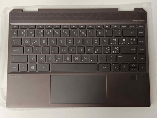 [5CD85020K7] Refurbished bottom case i topcase s tipkovnicom i touchpadom za HP Spectre x360 13-ap0609nz