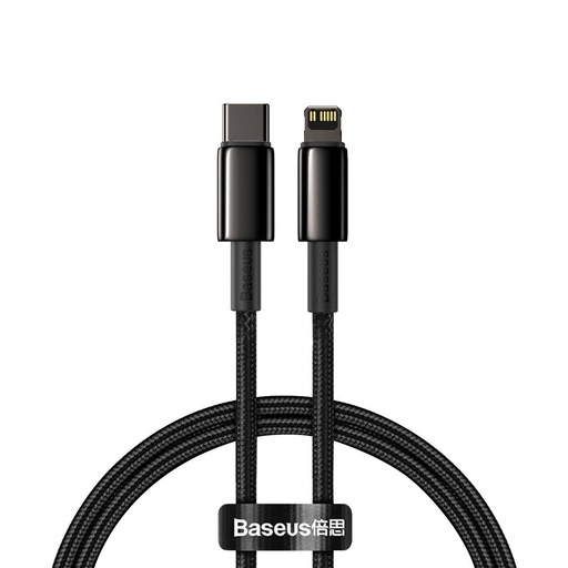 [024644] Baseus Tungsten Gold Cable Type-C to iP PD 20W 1m (crni)