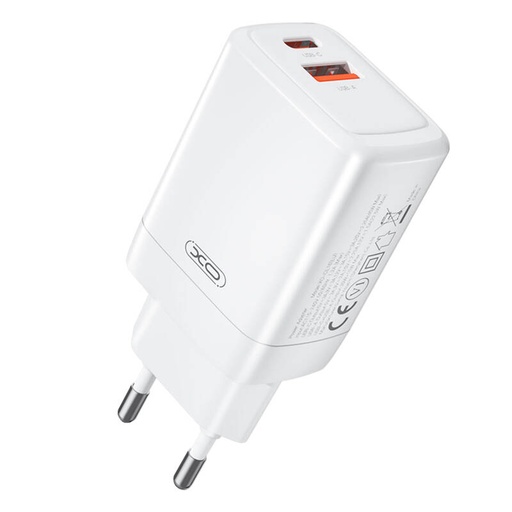 [071393] Zidni punjač XO CE16, 45W, 1x USB-C, 1x USB-A