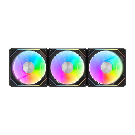 [071015] Darkflash Gauss G24 3-u-1 računalni ventilatori (crni)